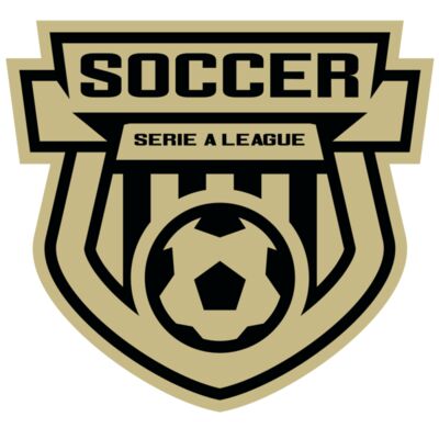 Serie a league soccer logo template Miniatura