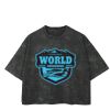 Playera Boxy Fit Mineral Wash 265 grs 🔥 NEW PRODUCT 🔥 Miniatura
