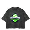 Playera Boxy Fit Mineral Wash 265 grs 🔥 NEW PRODUCT 🔥 Miniatura