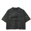 Playera Boxy Fit Mineral Wash 265 grs 🔥 NEW PRODUCT 🔥 Miniatura
